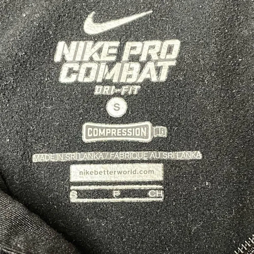 Nike Pro Combat Dri-Fit 3/4 Pull On Compression Top